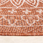 Round Outdoor Rug - Summer Azteca Terra