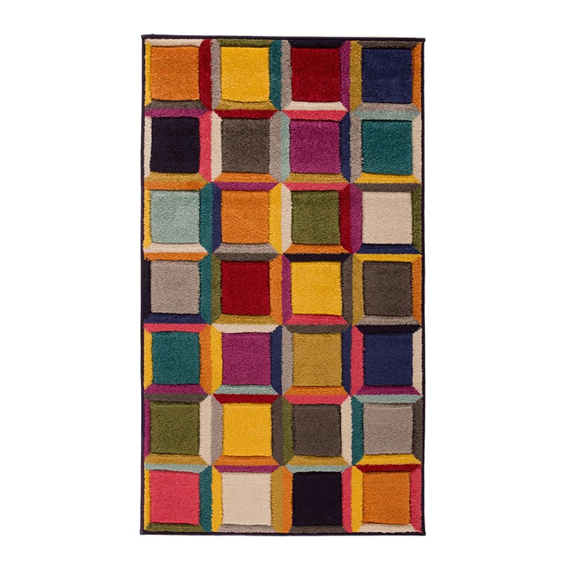 Modern Area Rug - Spectro Waltz Multicolor