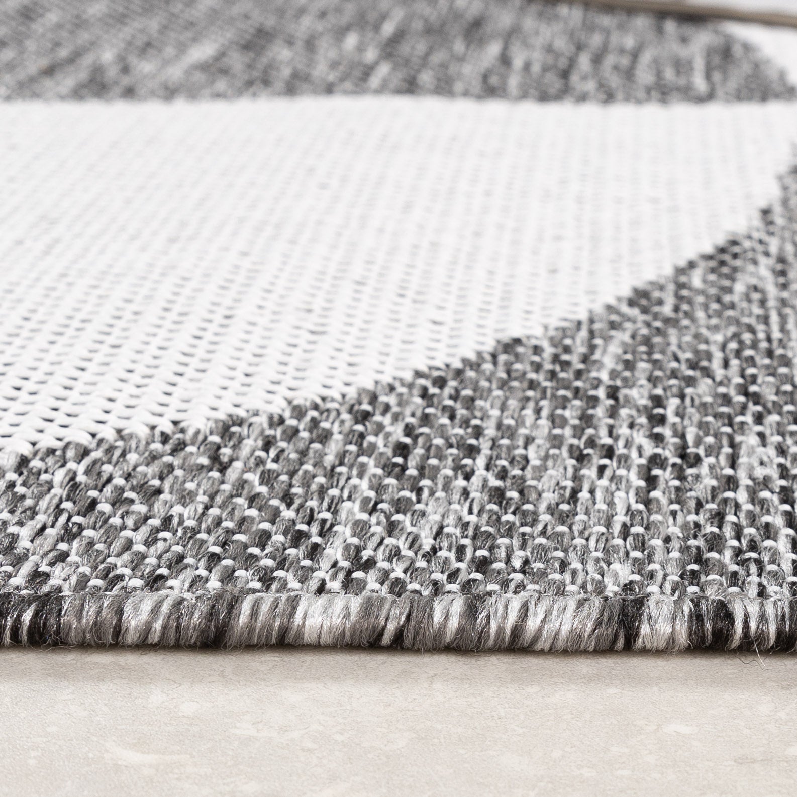 Outdoor Rug - Summer Shapes Grey