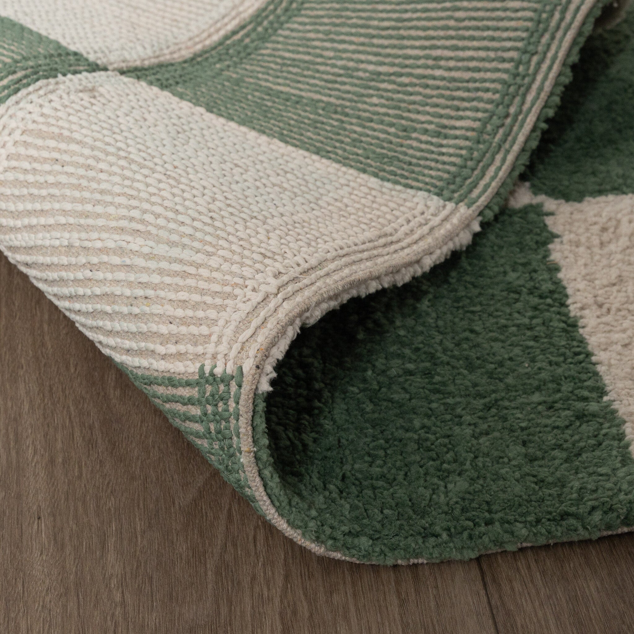 Checkerboard Rug - Blox Green