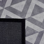 Geometric floor rug - Colette Grey