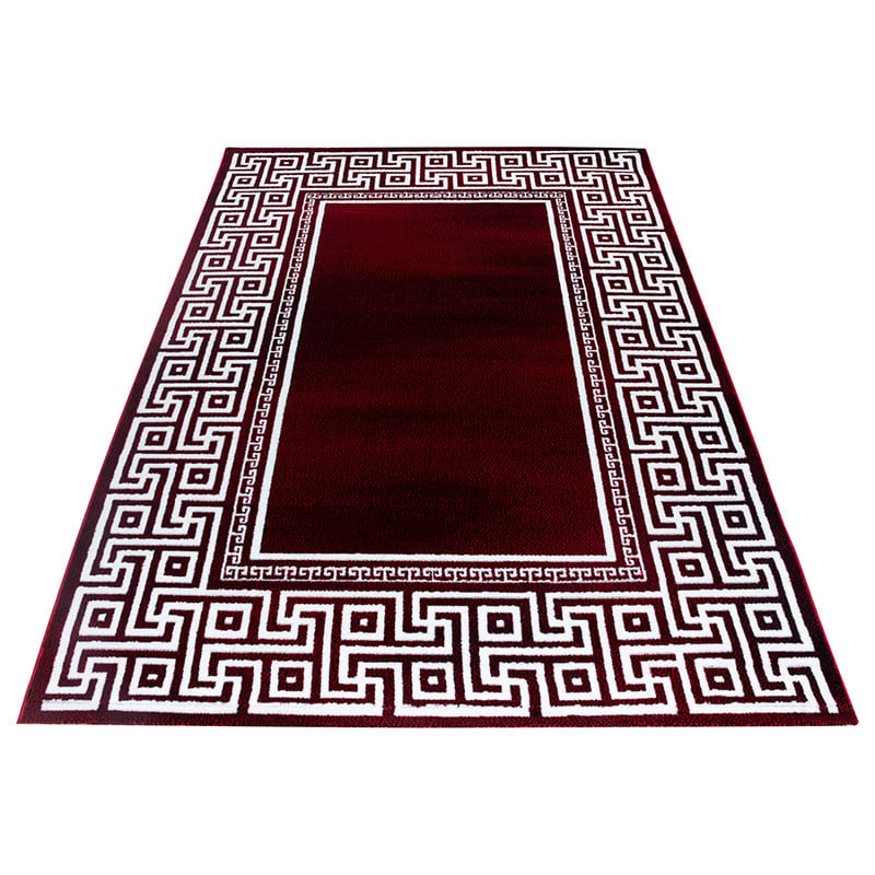 Modern Floor Rug - Jena Red 9340