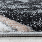 Modern Floor Rug - Marble Design Grey/Brown