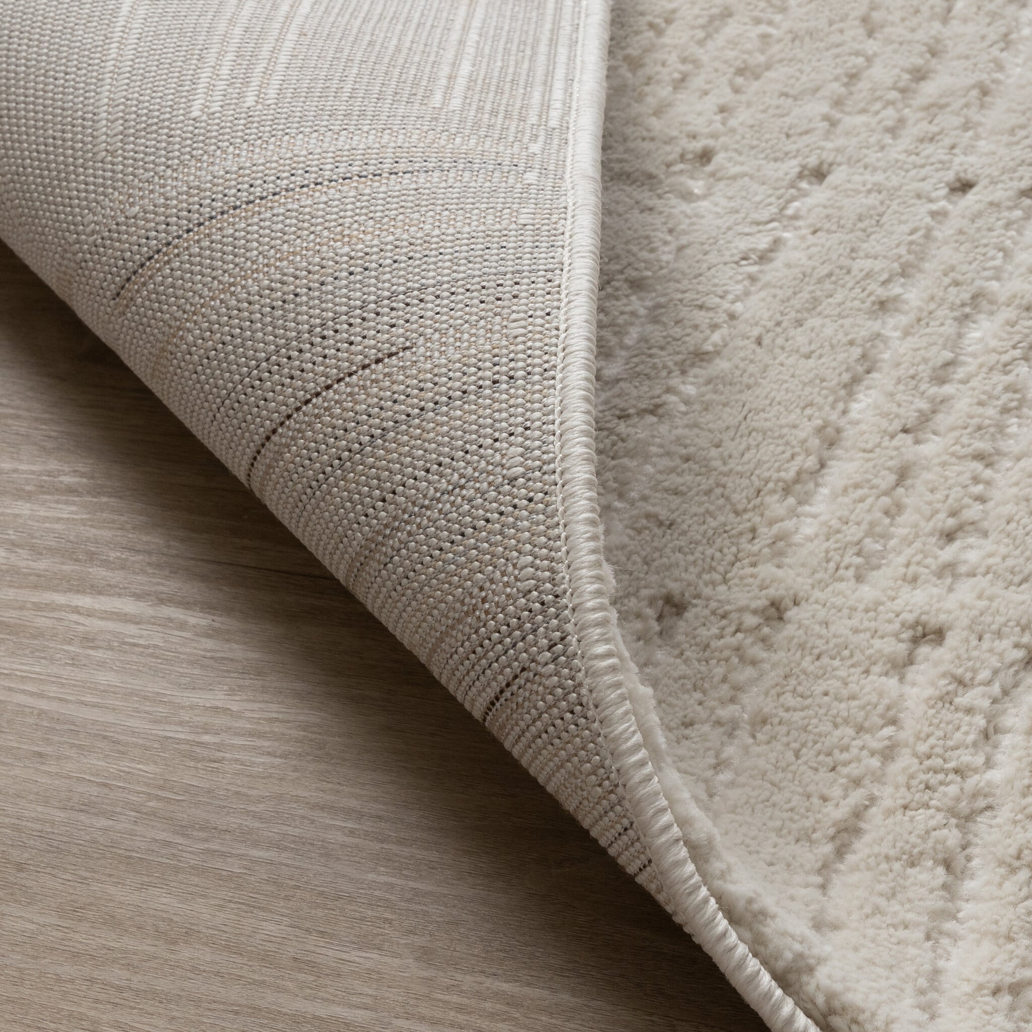 Scandinavian Rug - Yune Lines Cream
