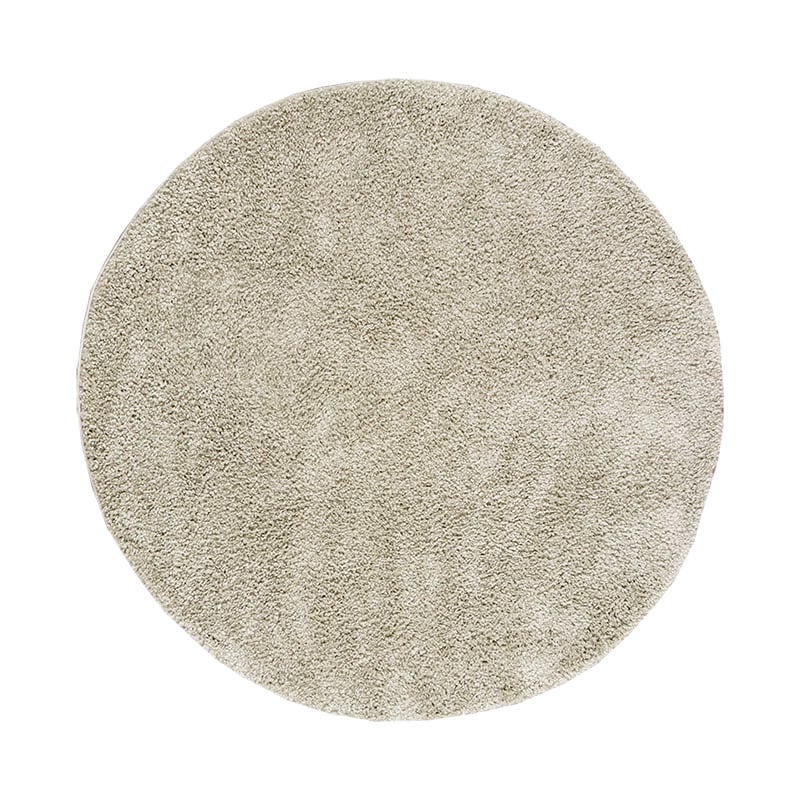 Round High Pile Rug - Lofty Mint
