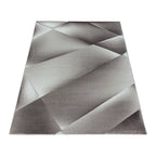 Modern floor rug - Streaky Design Brown