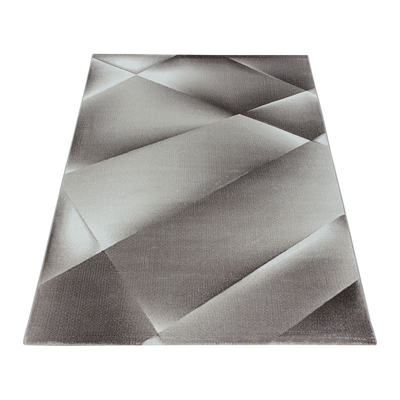 Modern floor rug - Streaky Design Brown
