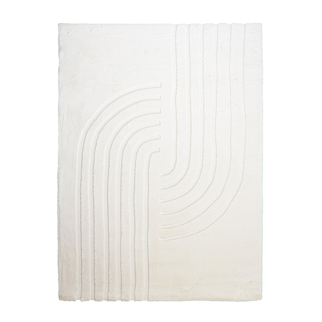 Soft High Pile Rug - Carvy Curves Cream