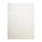 Soft High Pile Rug - Carvy Curves Cream