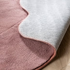 Washable Children’s Rug – Coco Flower Dark Pink
