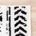 Scandinavian Rug - Scandi Geo Black/White