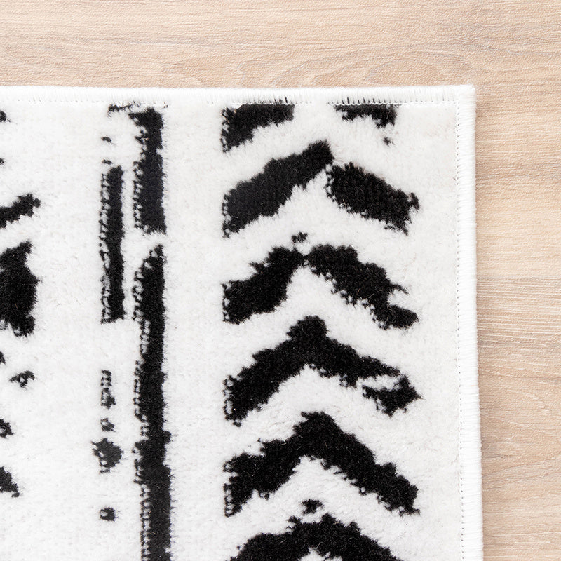 Scandinavian Rug - Scandi Geo Black/White