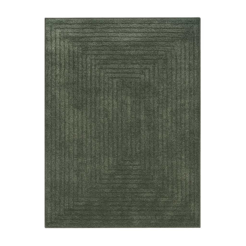 Scandinavian Rug - Lova Frames Green