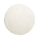 Round Shaggy Rug - Blaze White