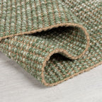 Jute Rug - Motto Ombre Green