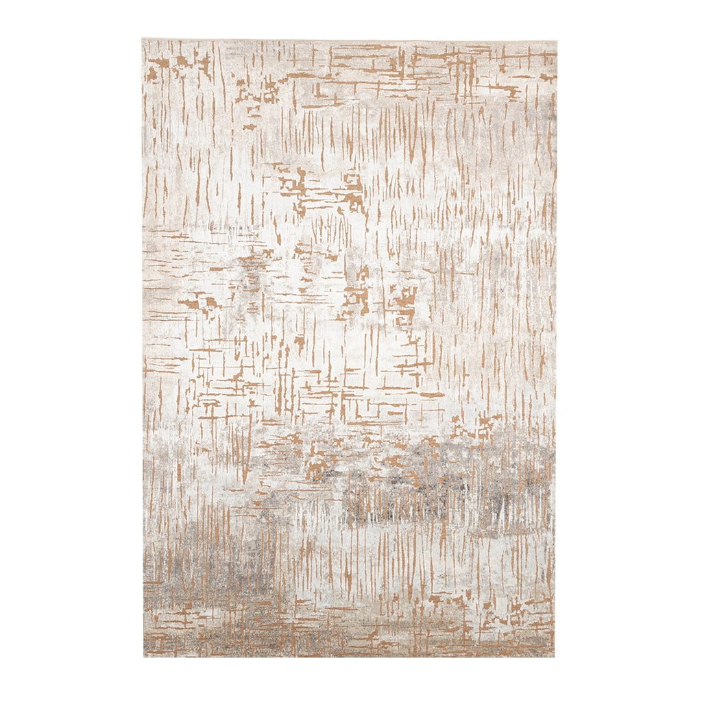 Modern Rug - Hendrix Grunge Cream/Terracotta