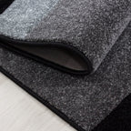Modern floor rug - Tetris Grey 1310