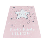 Children's floor rug - Pleun Star Pink