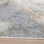 Round washable rug - Misha Lines Cream/Grey