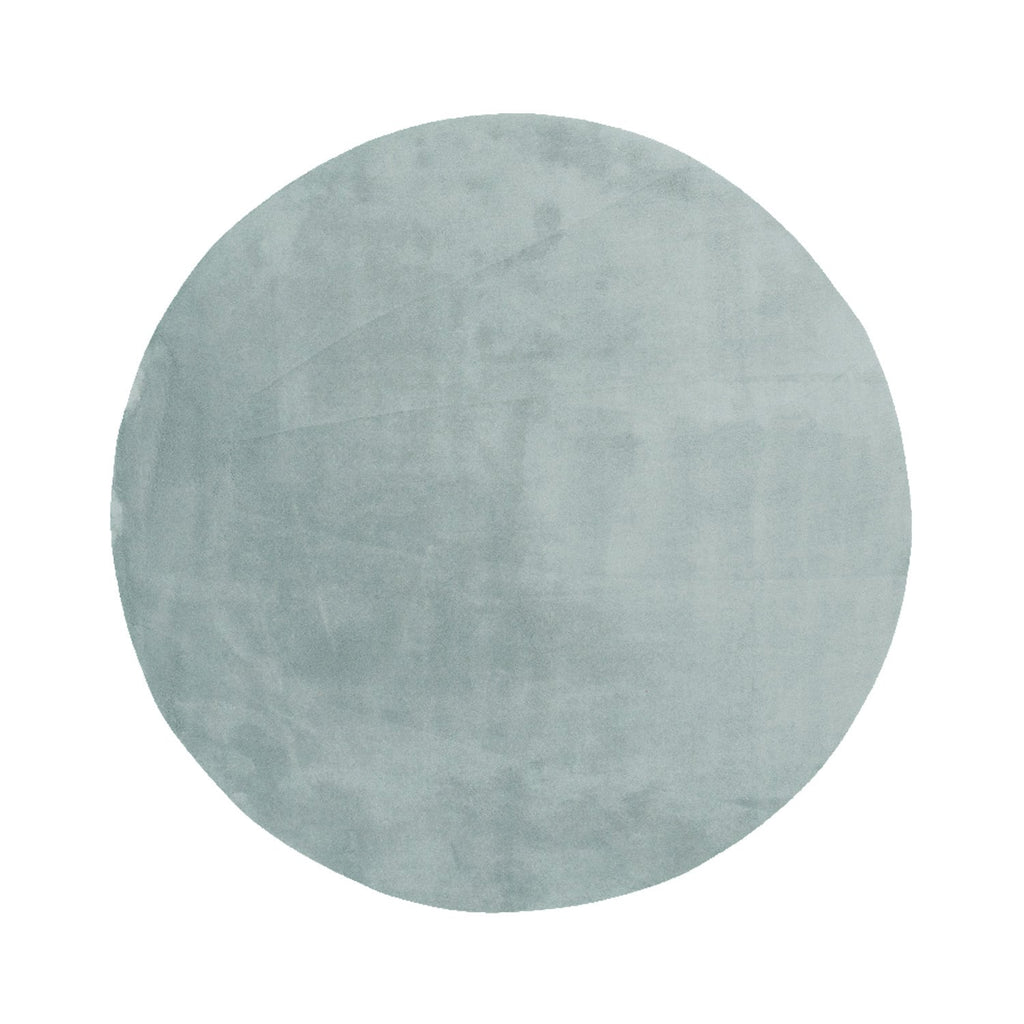 Round Washable Rug - Vivid Green