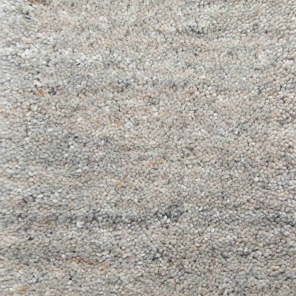 Wool floor rug - New Berbero Grey 834