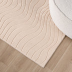 Scandinavian Rug - Charm Waves Beige