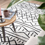 Scandinavian Rug - Scandi Stina Black/White