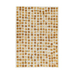 Abstract floor rug - Cobblestone Peach Party 9346