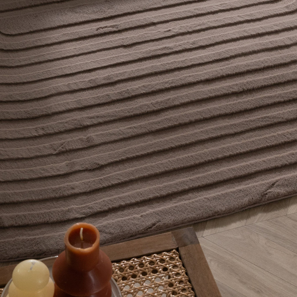 Irregular Rug - Flowy Arch Taupe