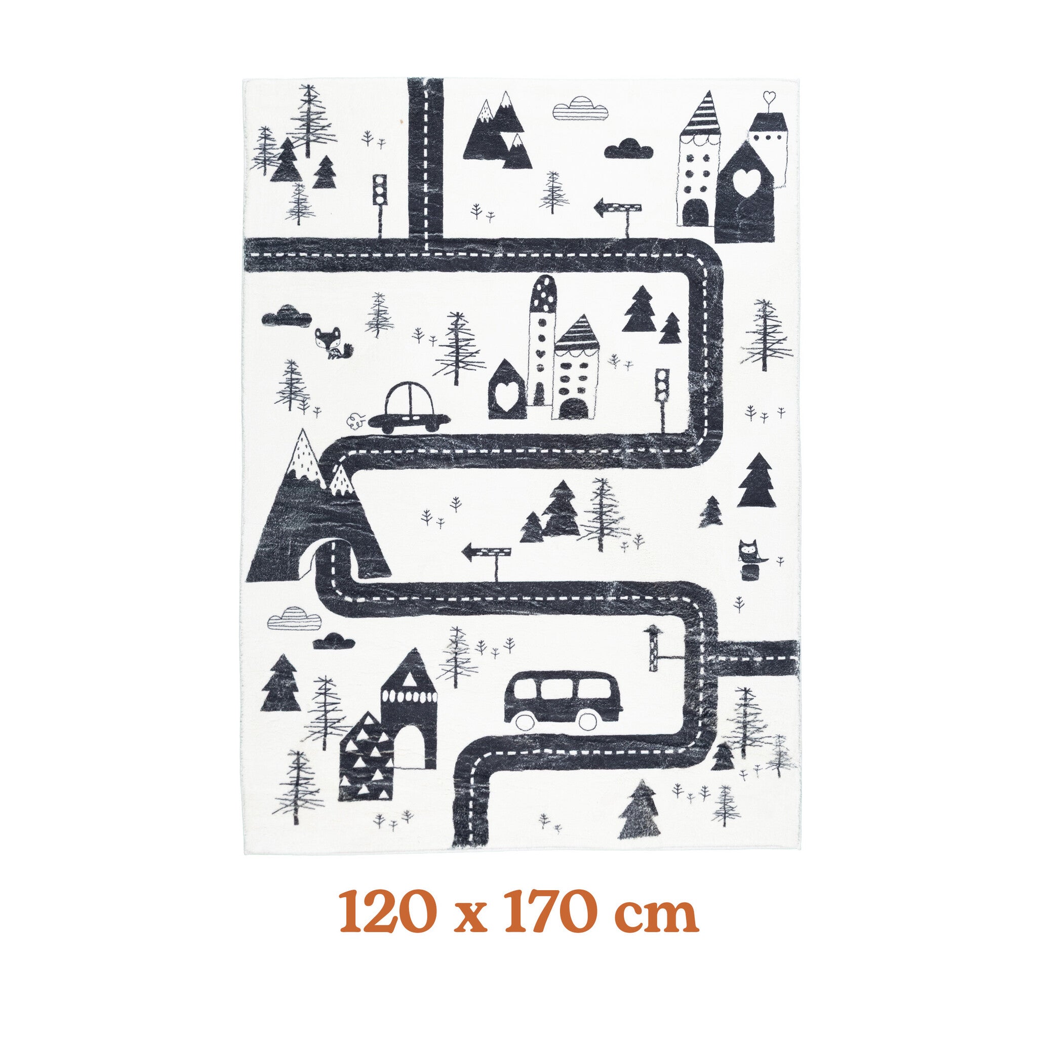 Kids Car Rug - Dex Trail Black