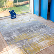 Vintage Floor Rug - Atlantic Streaks 8715 Yellow