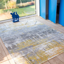 Vintage Floor Rug - Atlantic Streaks 8715 Yellow