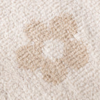Round washable children's rug - Moos Flower Creme