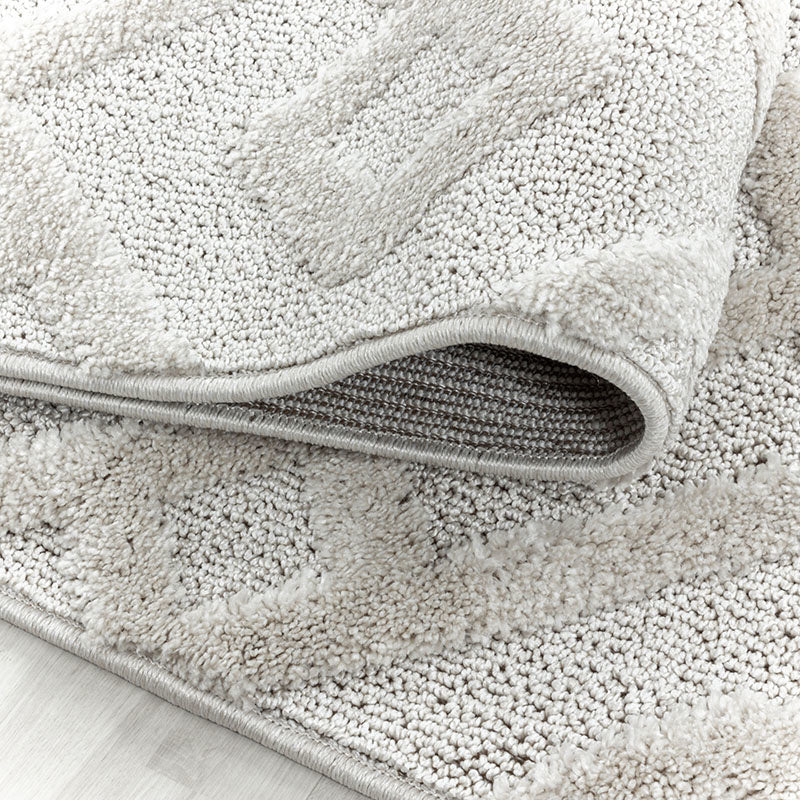 Scandinavian Area Rug - Pitea Pattern Cream