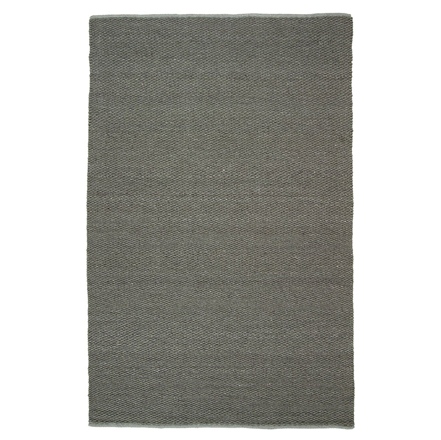 Wool floor rug made to measure - Genua Green/Grey 456