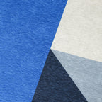 Geometric Rug – Swing Shapes Blue