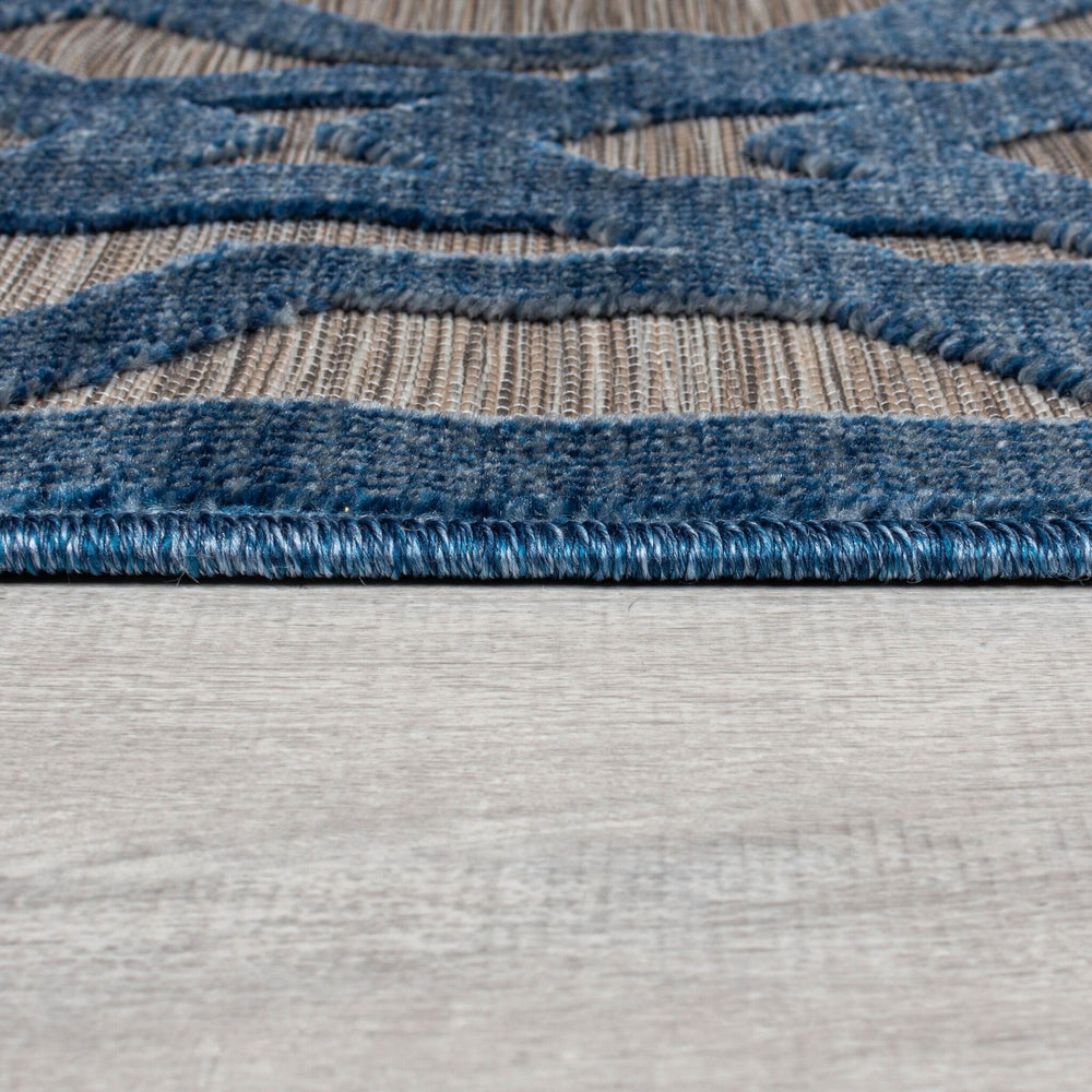 Balcony rug - Piatto Oro Blue