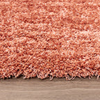Washable High-Pile Rug - Tidy Terracotta
