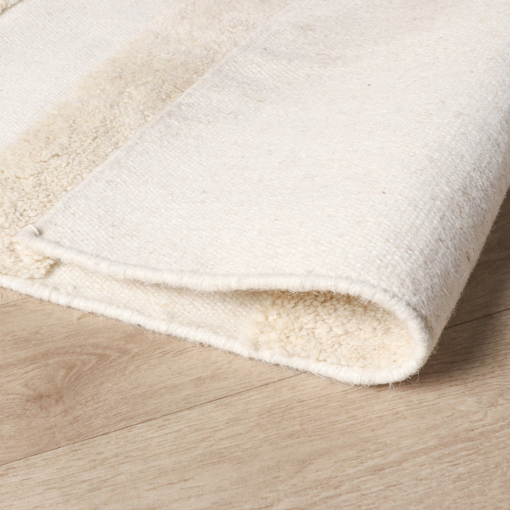 Wool Rug – Judith Lines Cream