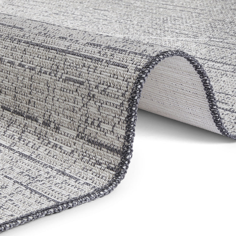 Outdoor Floor Rug - Curious Cream Anthracite Blois