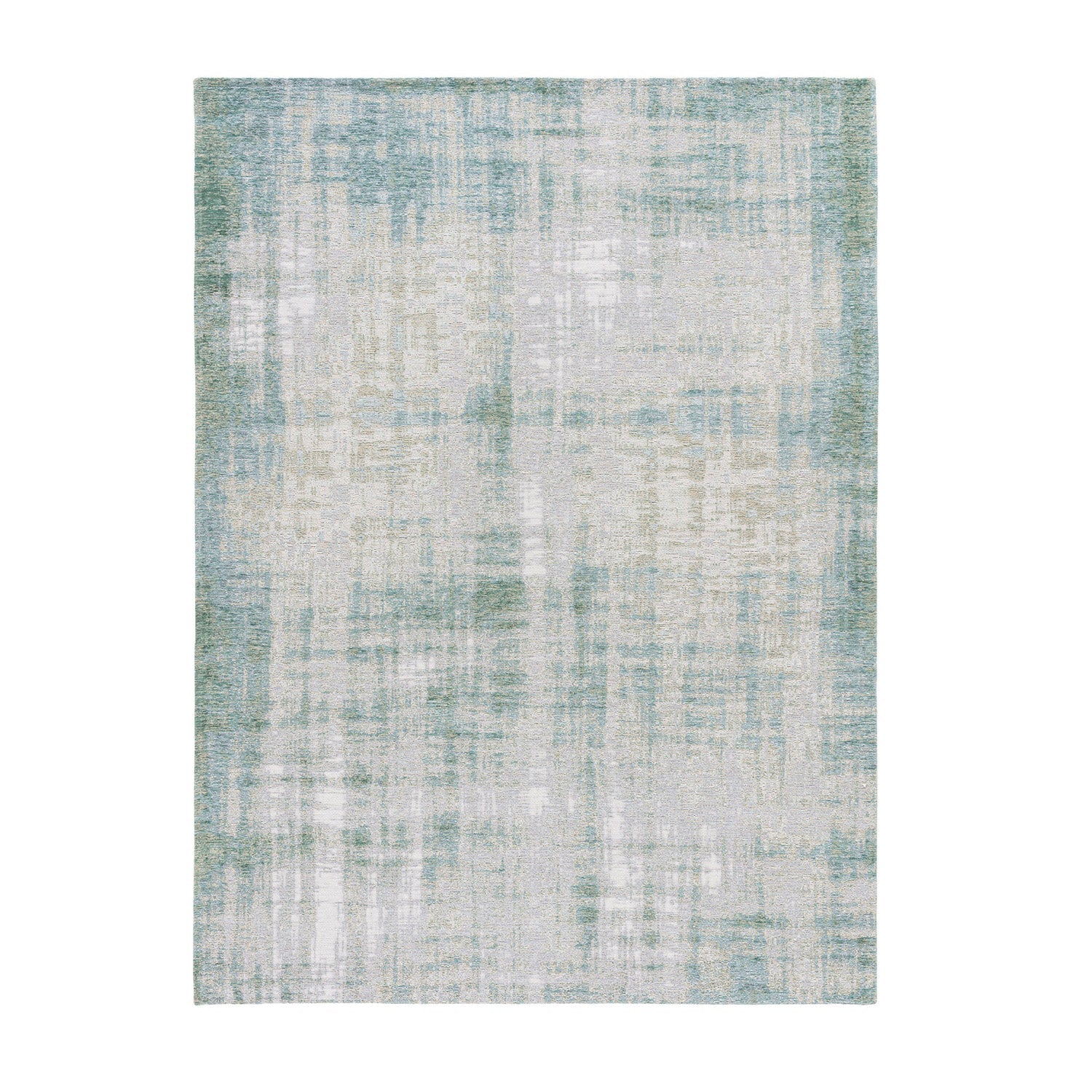 Modern floor rug - Grunge Turquoise