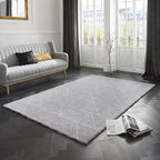 Scandinavian floor rug - Maniac Silver Cream Arles