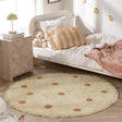 Round Kids' Room Rug – Lou Dots Yellow