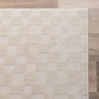 Japandi Rug - Yori Checkerboard Cream