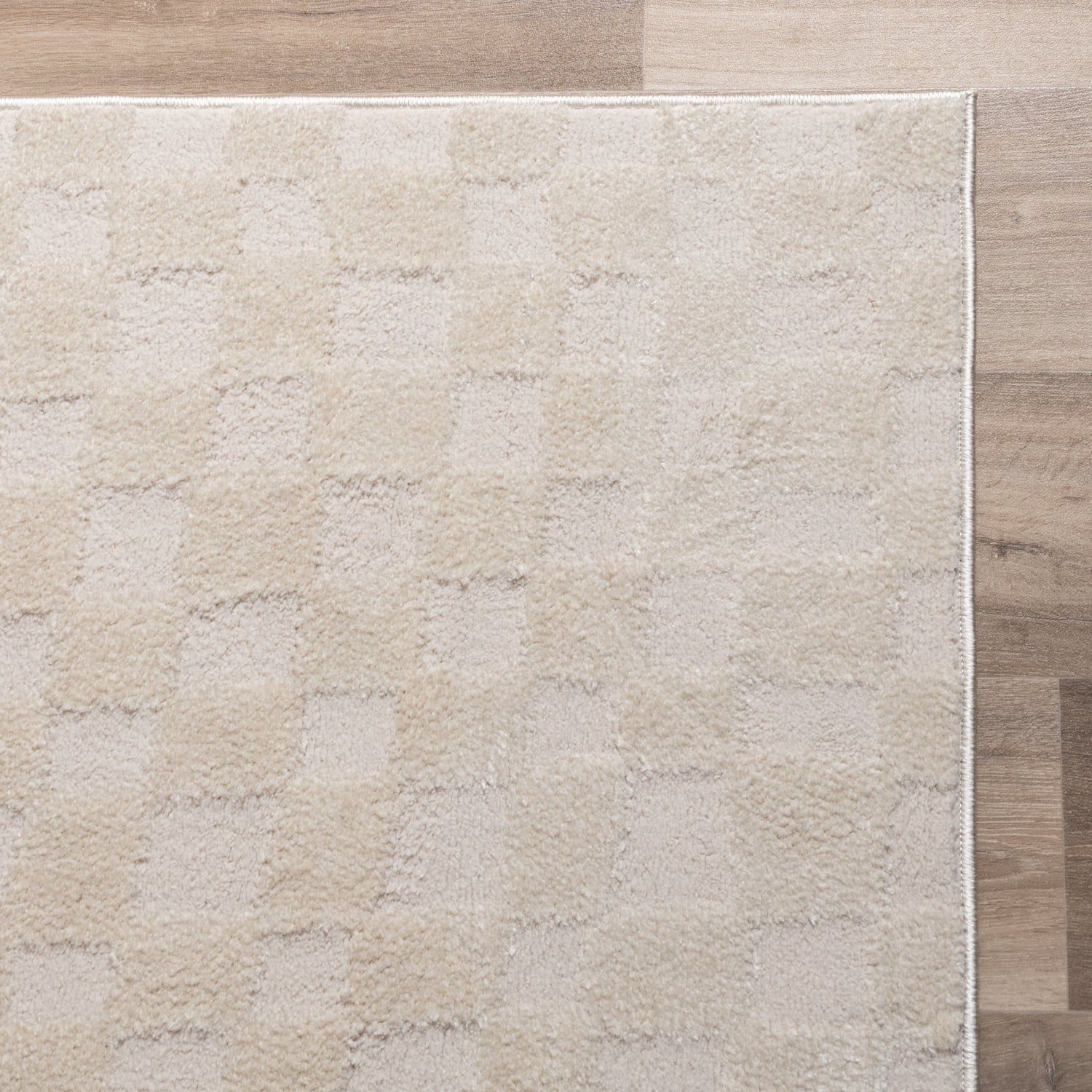 Japandi Rug - Yori Checkerboard Cream