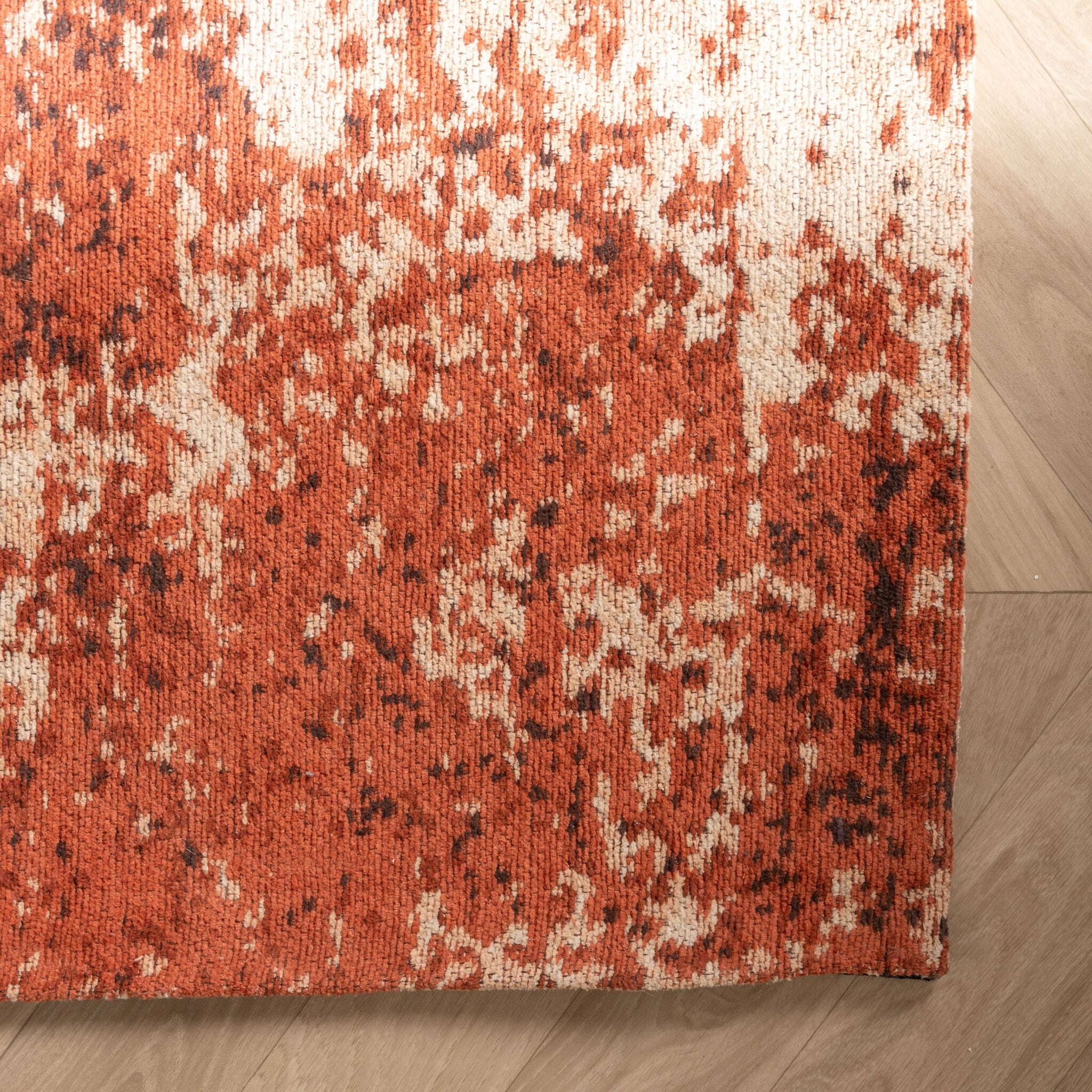 Abstract Rug – Candice Terracotta