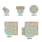 Round Indoor Outdoor Rug - Florence Green