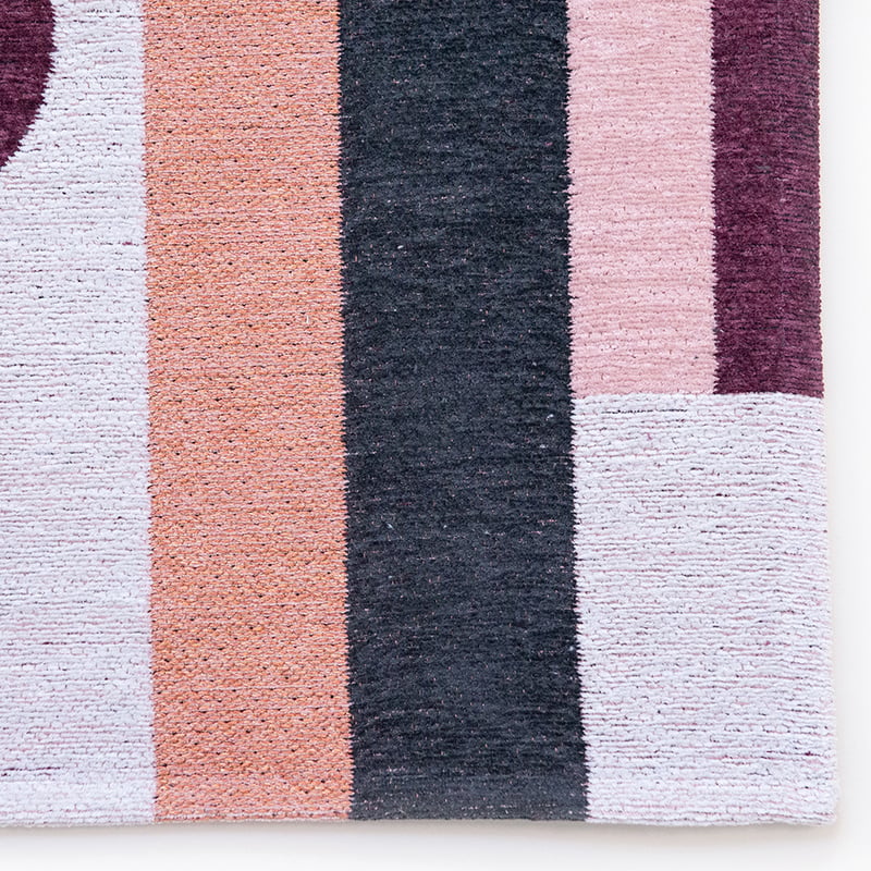Modern floor rug - Nuance 9209 Pink