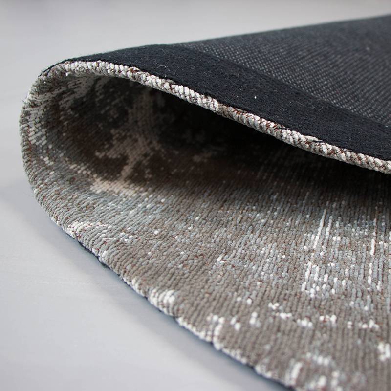 Round Patchwork Rug - Dreams Grey