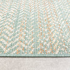 Modern Outdoor Rug - Playa Aztec Green